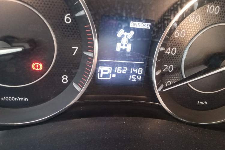 Used Nissan Patrol  Odometer Close Up