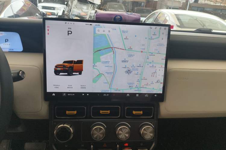 Used iCAR V23 2025 401 Two-Wheel Drive Intelligent Driving Version Audio And AC Panel