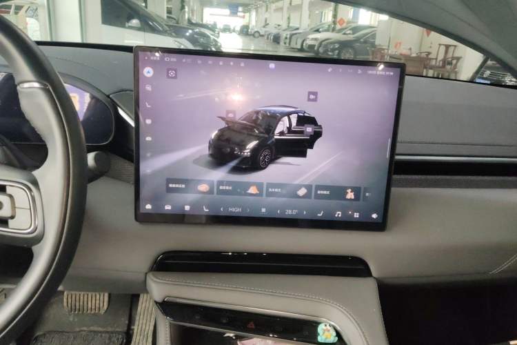 Used Zeekr 001 2024 WE Edition 95 kWh All-Wheel Drive Audio And AC Panel