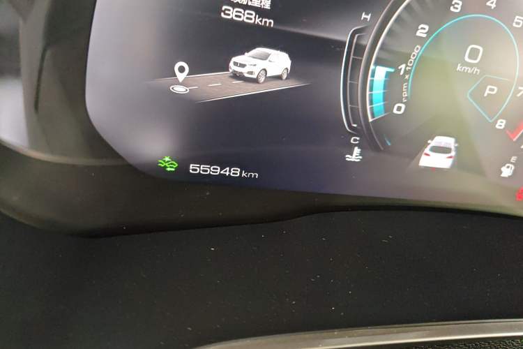 Used Wey VV6 2021 2.0T All-Wheel Drive Zhiyu+ Odometer Close Up