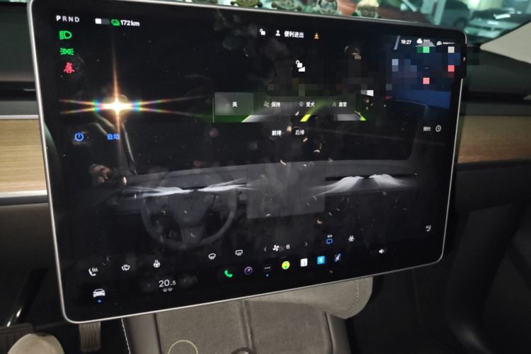 Used Tesla Model Y 2022 Rear-Wheel-Drive Version Audio And AC Panel