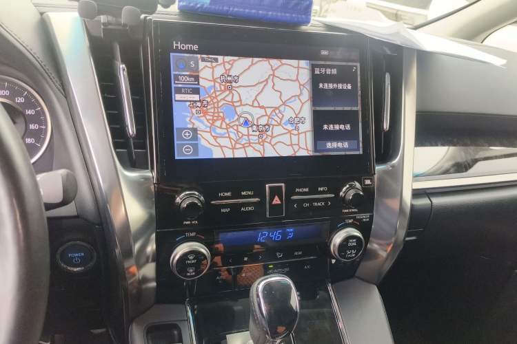 Used Toyota Vellfire 2023 Crown Dual-Engine 2.5L HV Luxury Edition Audio And AC Panel