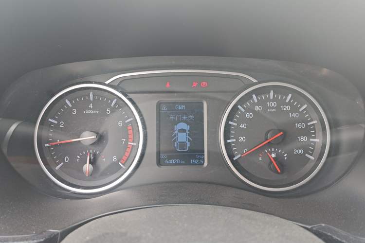 Used Great Wall Wingle 5 2020 2.4L Gasoline Two-Wheel Drive Value Edition Big Double Cab China VI Standard 4K22D4M Instrument Cluster