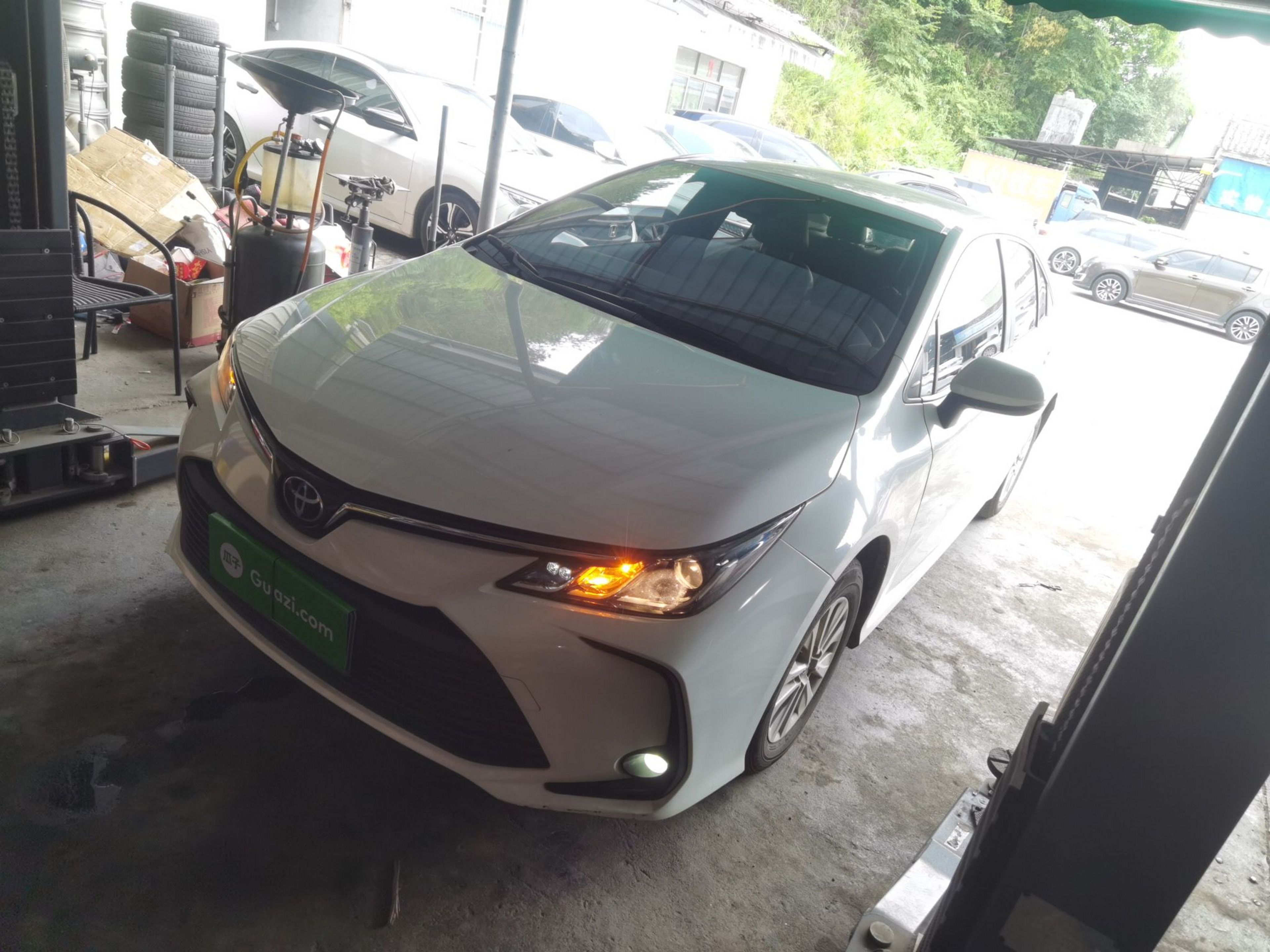 تحت مقدمة السيارة