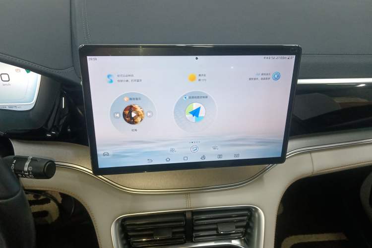 Used BYD Song PLUS New Energy 2024 Honor Edition EV 520km Premium Model Audio And AC Panel