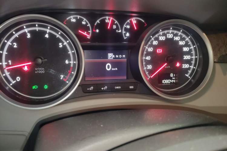 Used Peugeot 508 2013 2.3L 2nd Anniversary Edition Automatic Flagship Model Odometer Close Up