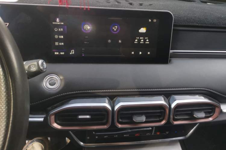 Used JETOUR X70 2021 1.5T DCT Exclusive II Version 7 Seats Audio And AC Panel