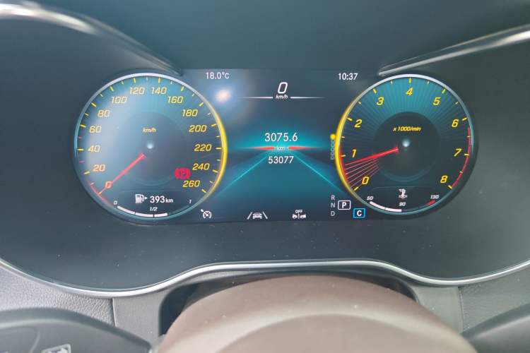 Used Mercedes-Benz GLC 2020 Facelift GLC 300 L 4MATIC Dynamic Edition Odometer Close Up