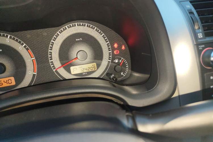Used Toyota Corolla 2011 1.6L Automatic GL Odometer Close Up