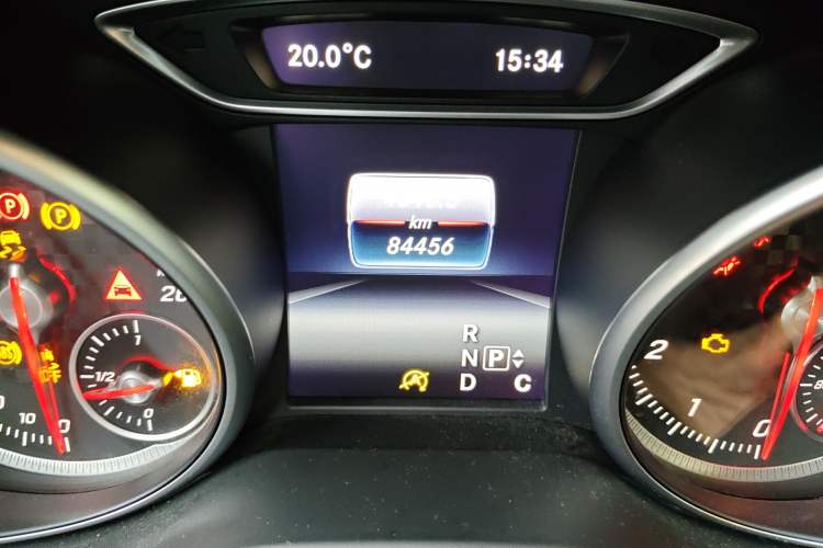 Used Mercedes-Benz A-Class 2016 A 200 Fashion Model Odometer Close Up