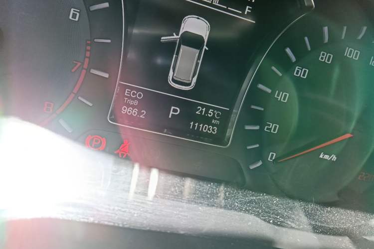 Used GAC Trumpchi GS4 2016 235T G-DCT Luxury Edition Odometer Close Up