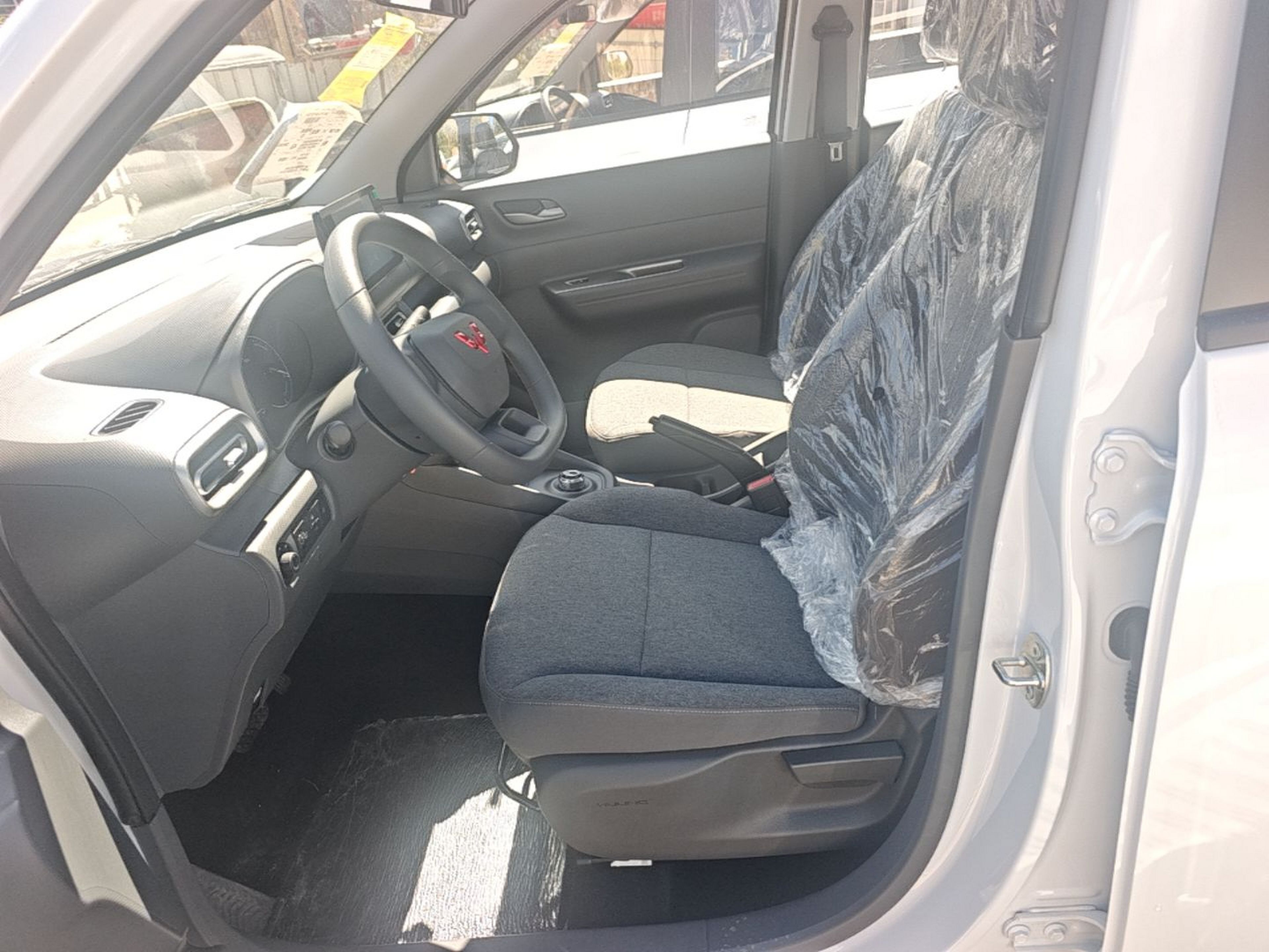 Vordere Reihe im Auto