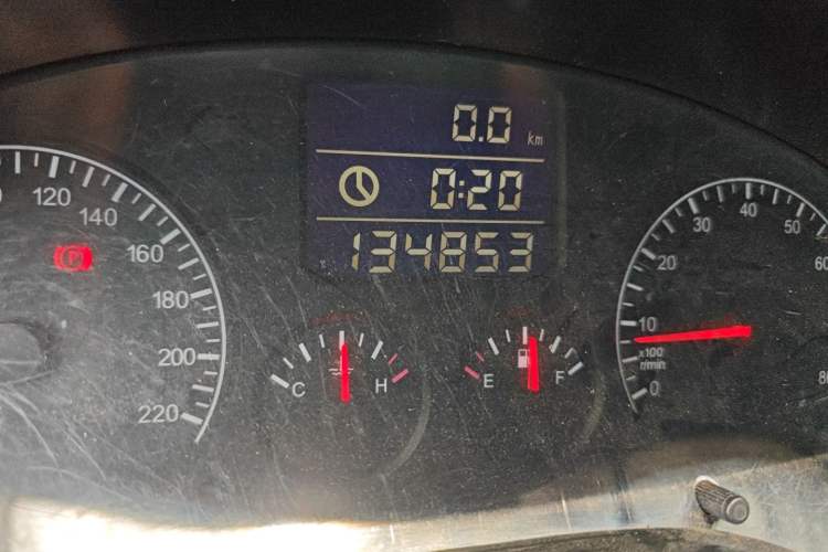 Used Chery Tiggo 2010 DR European Version 1.8L Manual Comfort Model Odometer Close Up