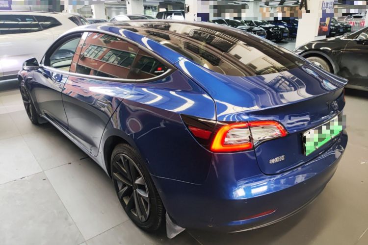 Used Tesla Model 3 2020 Standard Range Rear-Wheel Drive Upgraded Version Rear Left 45 Deg