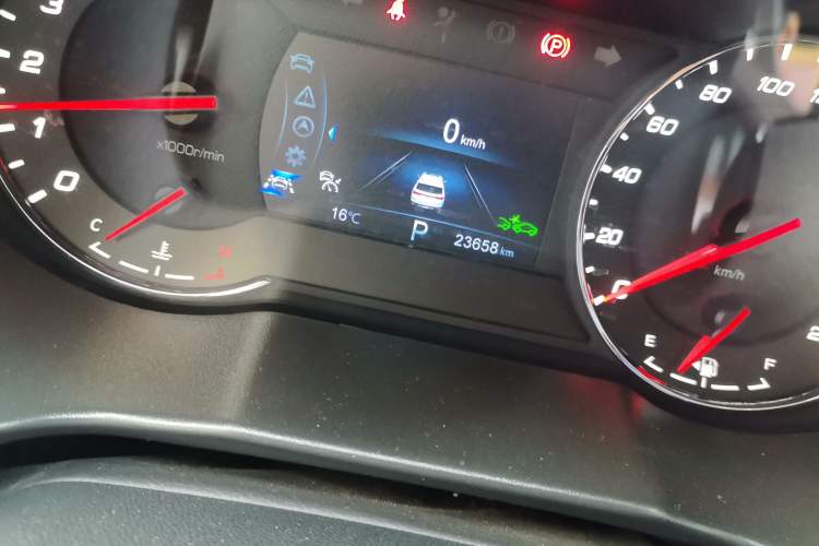 Used CHANGAN CS35PLUS 2019 1.6L Automatic CoolLink Edition Odometer Close Up