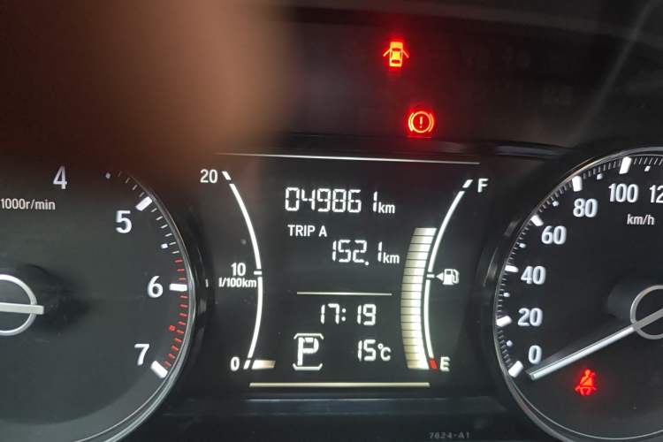 Used Honda Crider 2019 180 Turbo CVT Luxury Edition China V Odometer Close Up