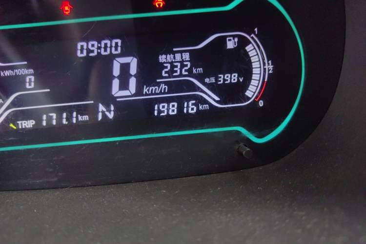 Used Chery QQ Little Ant 2018 400 4-Seater Smart Edition Odometer Close Up