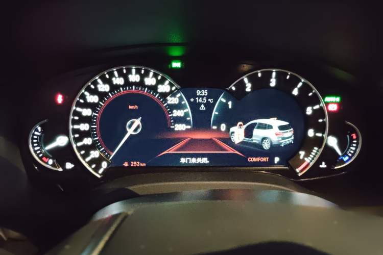 Used BMW X3 2018 xDrive25i Luxury Package China VI Emission Standard Instrument Cluster