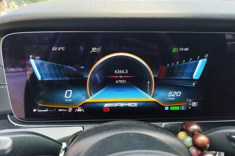 Used Mercedes-Benz AMG GT 2023 AMG GT 50 Four-Door Coupe Odometer Close Up