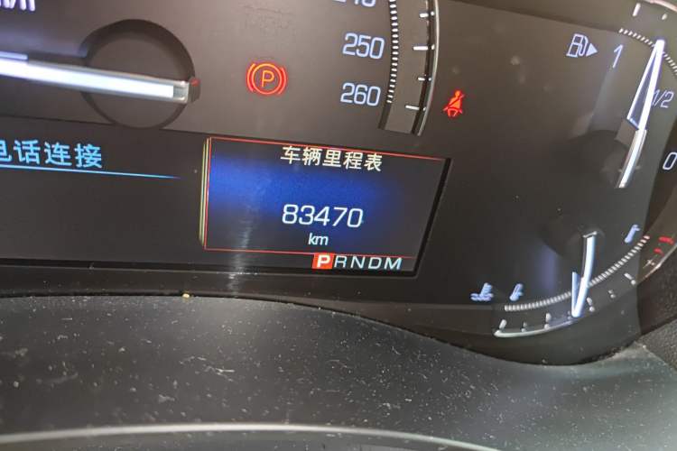 Used Cadillac ATS-L 2017 28T Fashion Edition Odometer Close Up