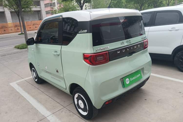 Used Wuling Hongguang MINIEV 2021 Macaron Premium Model – Lithium Iron Phosphate Rear Left 45 Deg