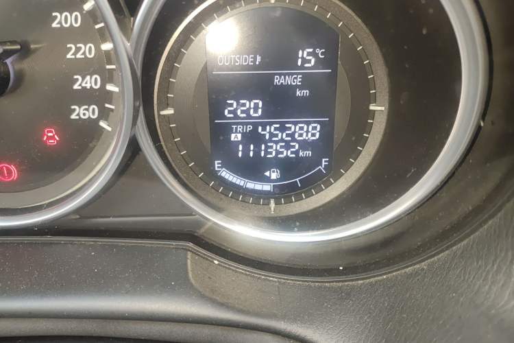 Used Mazda CX-5 2013 2.0L Automatic 4x4 Elite Version Odometer Close Up