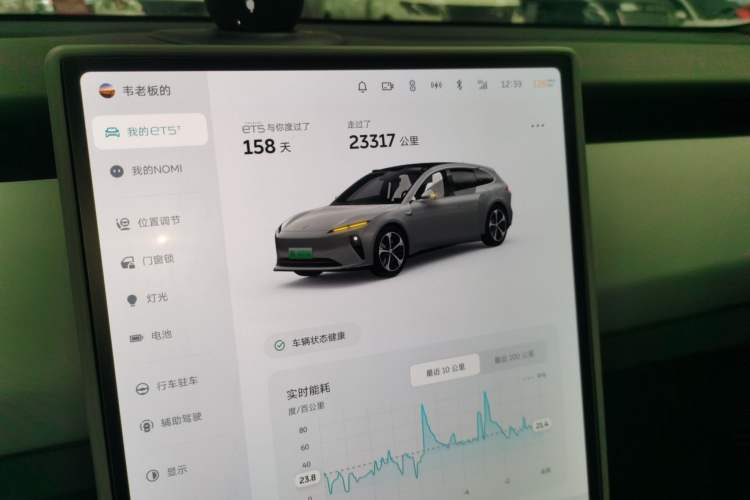 Used Nio ET5T 2024 75kWh Touring Instrument Cluster