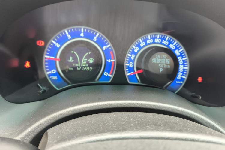 Used BYD L3 2013 1.5L Automatic Comfort Edition Odometer Close Up