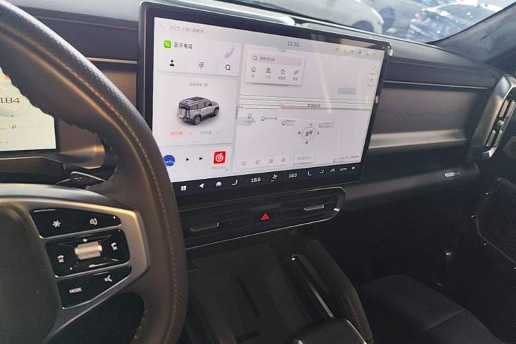 Used JETOUR Traveler 2023 2.0T All-Wheel Drive CrossPRO+ Audio And AC Panel