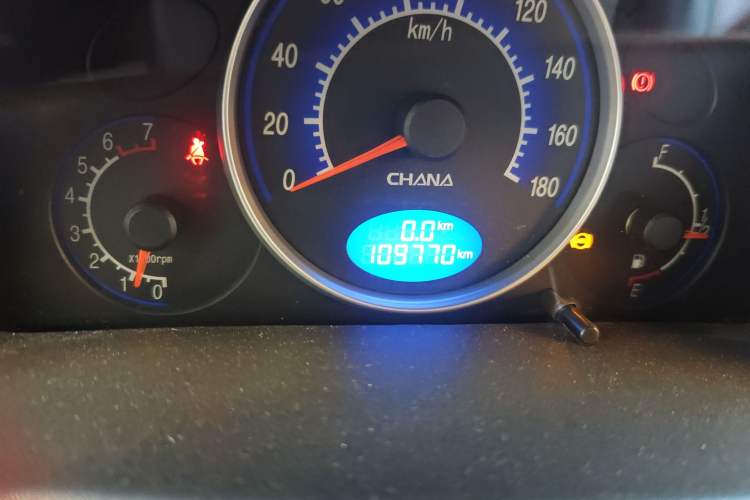 Used CHANGAN Benni mini 2012 1.0L Manual Navigation Version Odometer Close Up