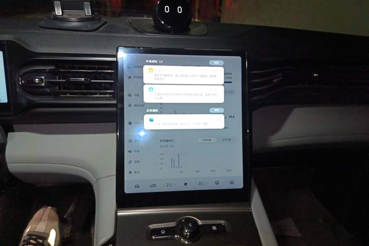 Used Nio ES6 2019 420 km Sport Version Audio And AC Panel