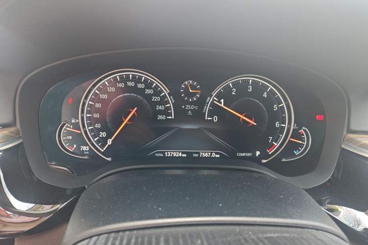 Used BMW 5 Series 2018 Facelifted 530Li Luxury Edition Premium Package Instrument Cluster