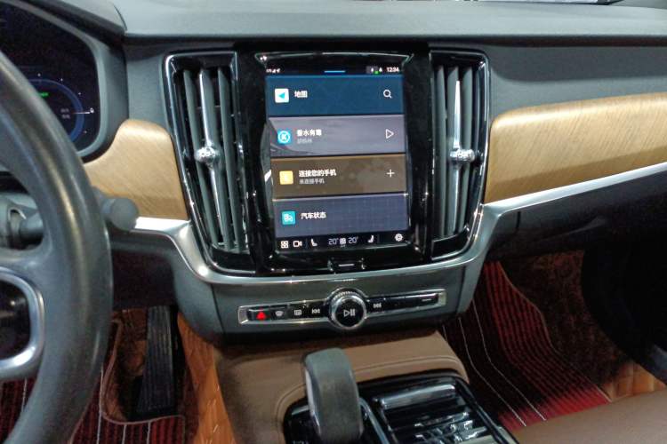 Used Volvo S90 New Energy 2022 T8 eDrive Hybrid Luxury Edition Audio And AC Panel