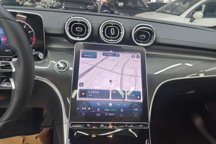 Used Mercedes-Benz C-Class 2022 Restyled C 260 L Sport Edition Audio And AC Panel