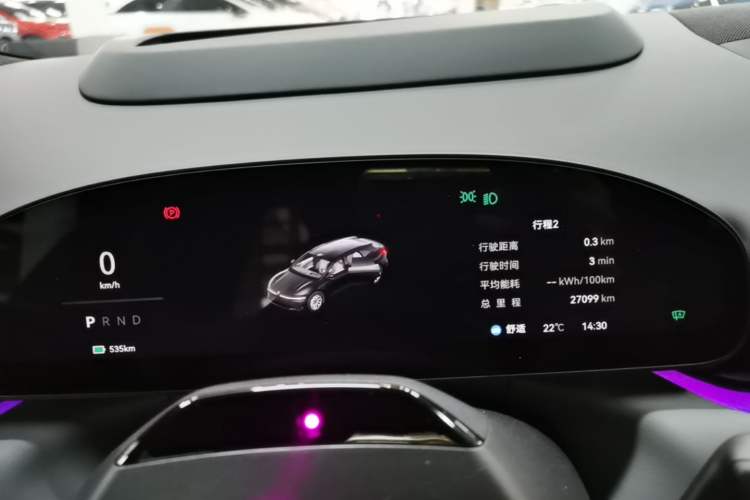 Used Zeekr 007GT 2025 Rear-Drive Intelligent Driving Version 75 kWh Instrument Cluster