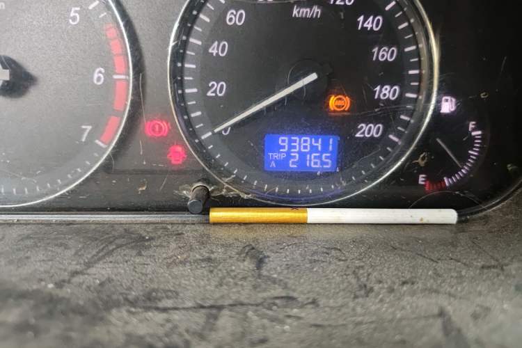 Used BAIC Weiwang M20 2014 1.5L Comfort Version BJ415B Odometer Close Up