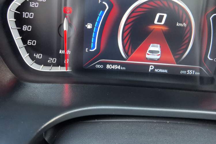 Used CHANGAN CS75 2023 Enjoy Edition 1.5T DCT Prestige Version Odometer Close Up