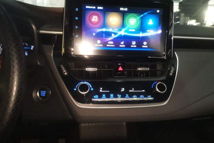 Used Toyota Levin 2019 185T CVT Luxury Edition China VI Standard Audio And AC Panel