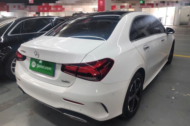 Used Mercedes-Benz A-Class 2022 Revised Version A 200 L Sport Sedan Fashionable Style Rear Right 45 Deg