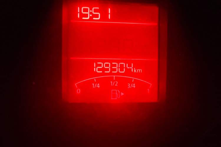 Used Volkswagen Jetta 2015 Zhuihui Edition 1.4L Manual Fashion Model Odometer Close Up