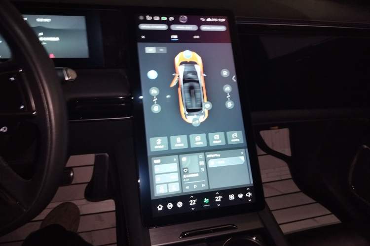 Used HiPhi X 2021 Flagship Edition 6-Seater Audio And AC Panel