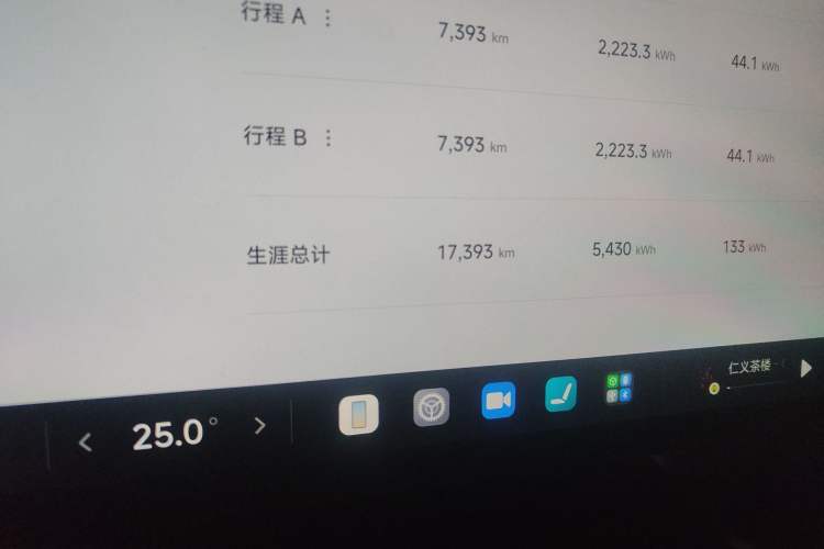 Used Xiaomi Auto SU7 Ultra 2025 Ultra Model Odometer Close Up