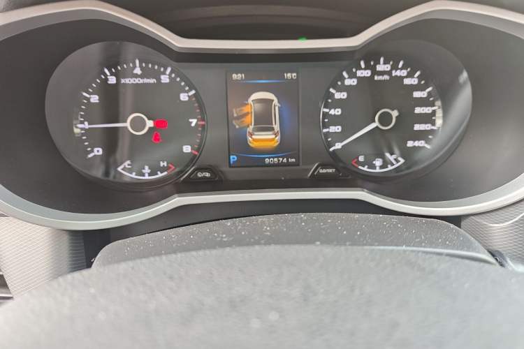 Used Geely Auto Emgrand GS 2018 Lingchao Edition 1.4T Automatic ZhenShang Smart Connectivity Model Odometer Close Up