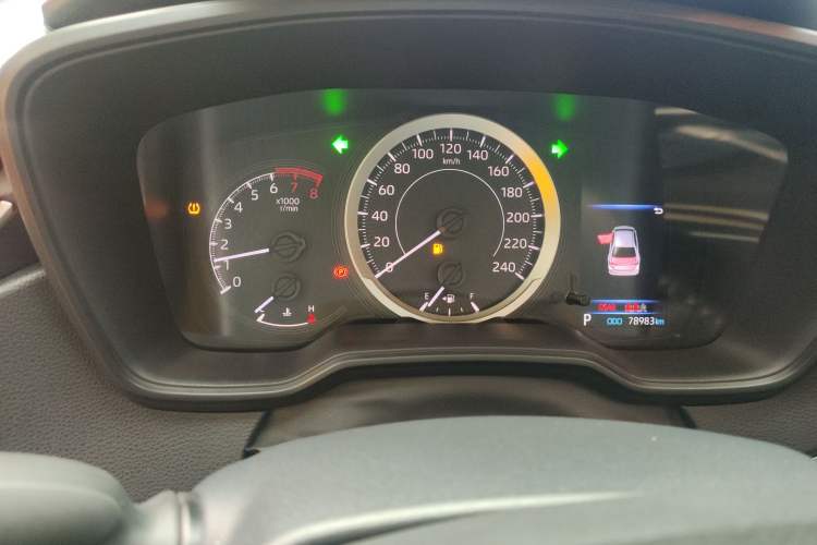 Used Toyota Corolla 2019 1.2T S-CVT Sport Edition Odometer Close Up