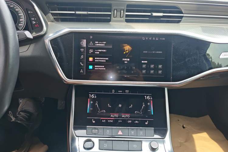 Used Audi A6L 2020 40 TFSI Luxury Dynamic Edition Audio And AC Panel