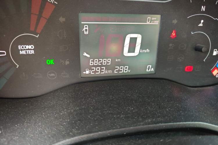 Used Dongfeng NAMMI EX1 2021 Zhi Ling Version Odometer Close Up