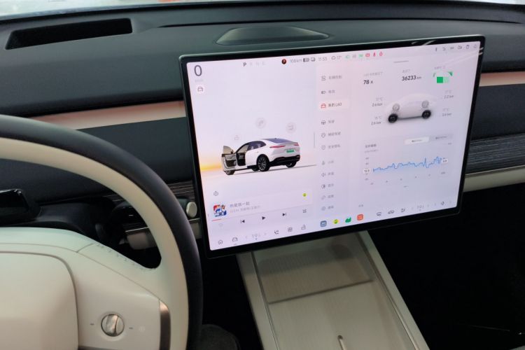 Used ONVO L60 2024 60 kWh All-Wheel Drive Audio And AC Panel