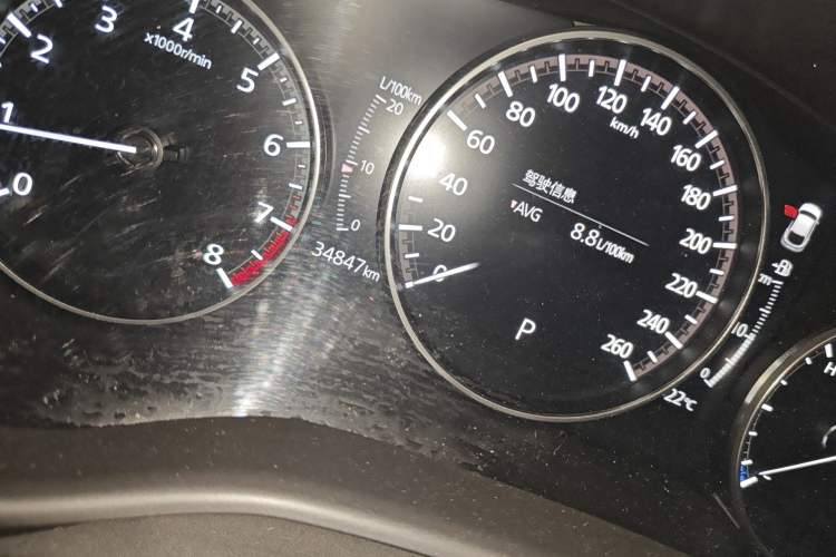 Used Mazda CX-30 2020 2.0L Automatic Joyful Model Odometer Close Up