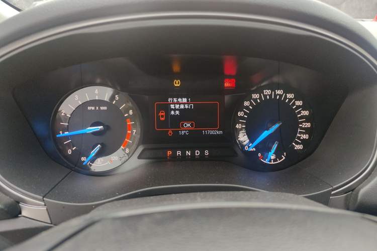 Used Ford Mondeo 2017 EcoBoost 200 Stylish Model Odometer Close Up