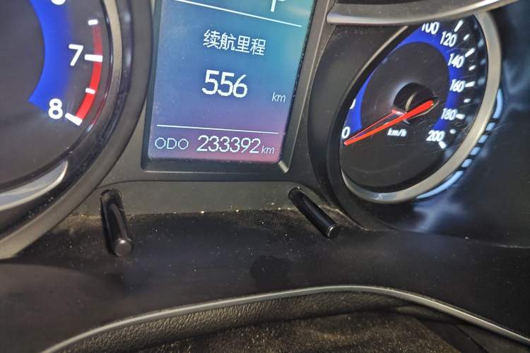 Used BAIC Senova X35 2016 1.5L Automatic Luxury Edition Odometer Close Up